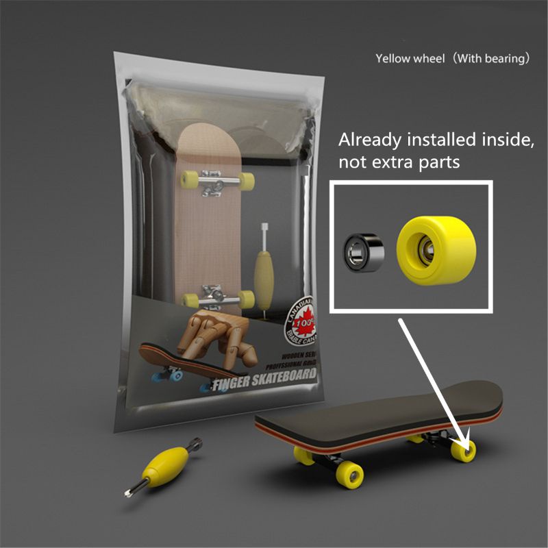 Gro Mainan Interaktif Skateboard Jari Mini Profesional Untuk Keluarga