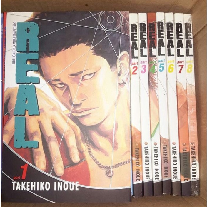 Komik Real 3.4.6 by Takehiko Inoue Buku Komik Elex Sport Basket Kolpri Mulus Cabutan