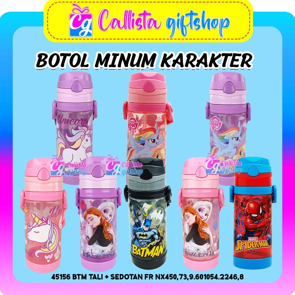 Botol Minum Anak SEDOTAN Karakter BOTOL MINUM Sedotan TALI Anak Karakter Botol Minum Anak Karakter M