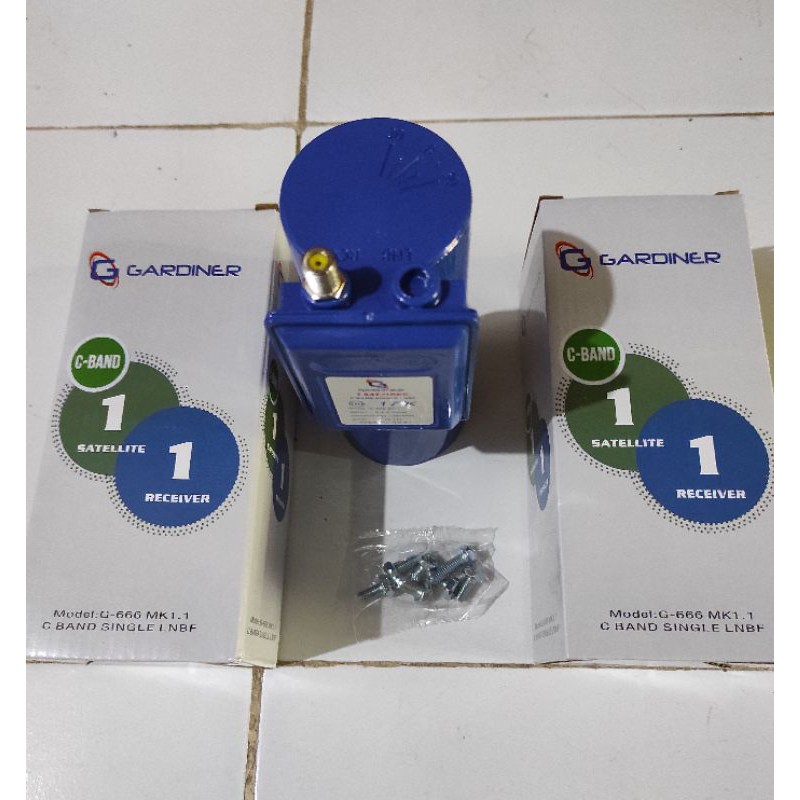 LNB C-BAND SINGLE TANPA SCR 1.1