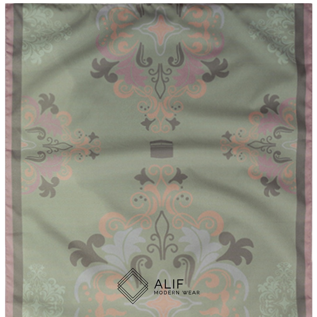 ALIF SAJADAH GENGGAM TRAVEL / SAKU / PORTABLE / WATERPROOF ( ALIF MODERN WEAR SJG-0137 )