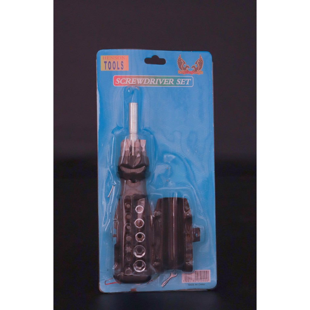 VOM OBENG + KUNCI SOK 17 IN 1 SCREWDRIVER SET 0584