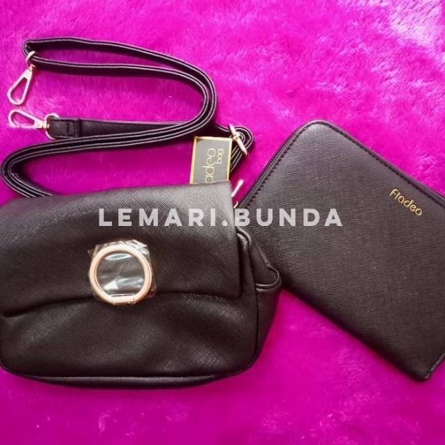 Tas Dompet 2in1 Brand Original Fladeo