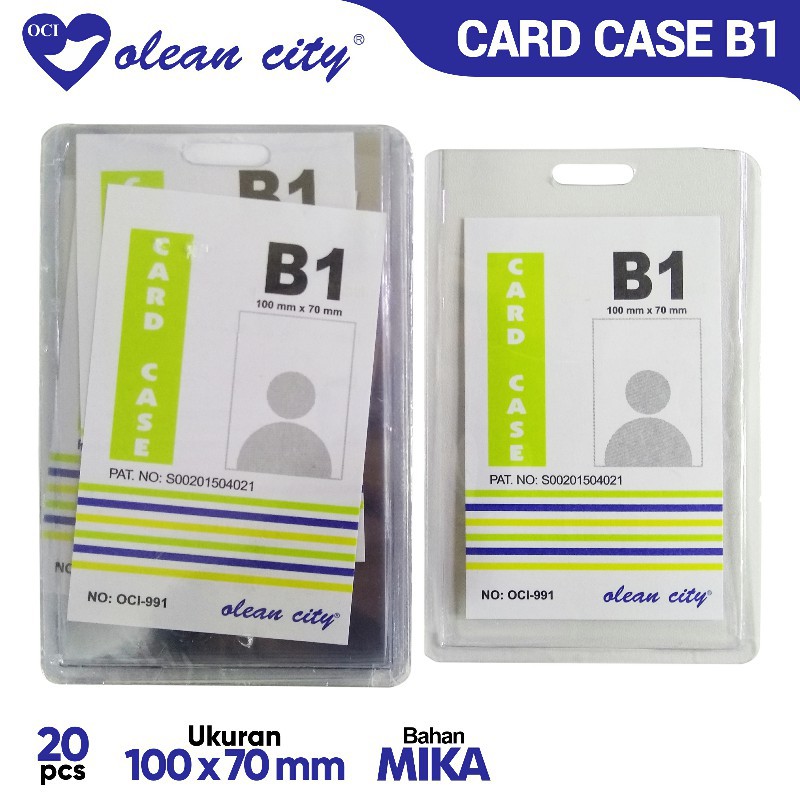

[PAK] OLEAN CITY CARD CASE OCI-991-B1 TEMPAT ID CARD TEMPAT KARTU NAMA*