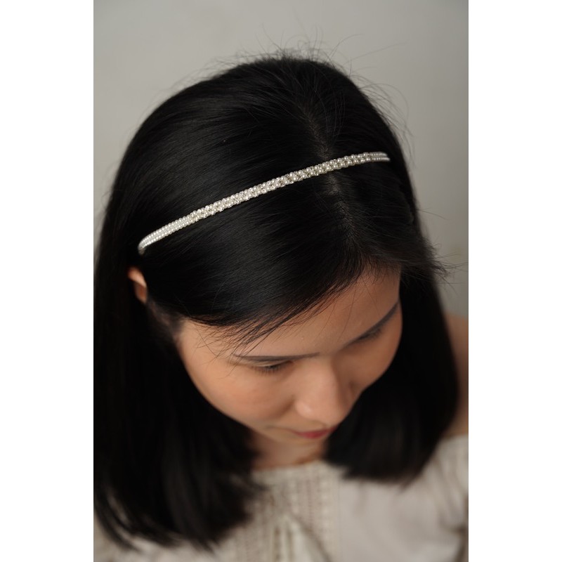 Bandana Bando Mutiara Aksesoris Rambut 035-073