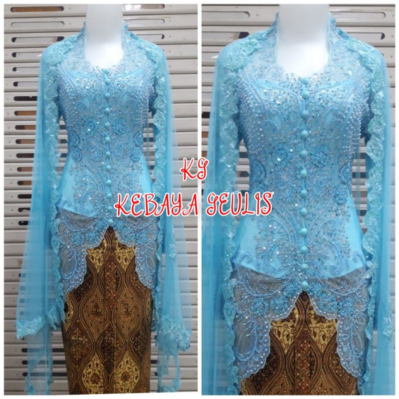 SET KEBAYA PESTA /WISUDA KERAH SUNDA