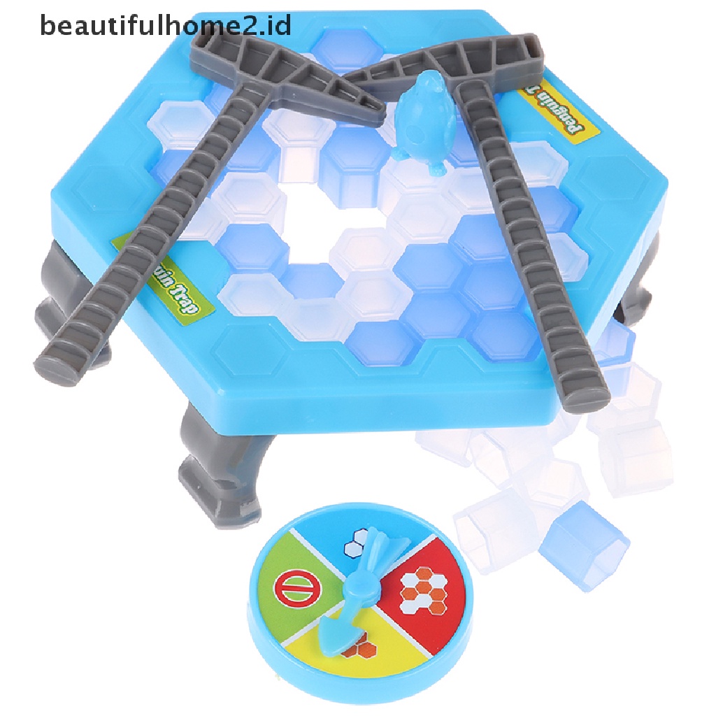 (Beautifulhome2) Buku Literatur Bahasa MandarinId Mainan Board Game Save Penguin Untuk Pesta