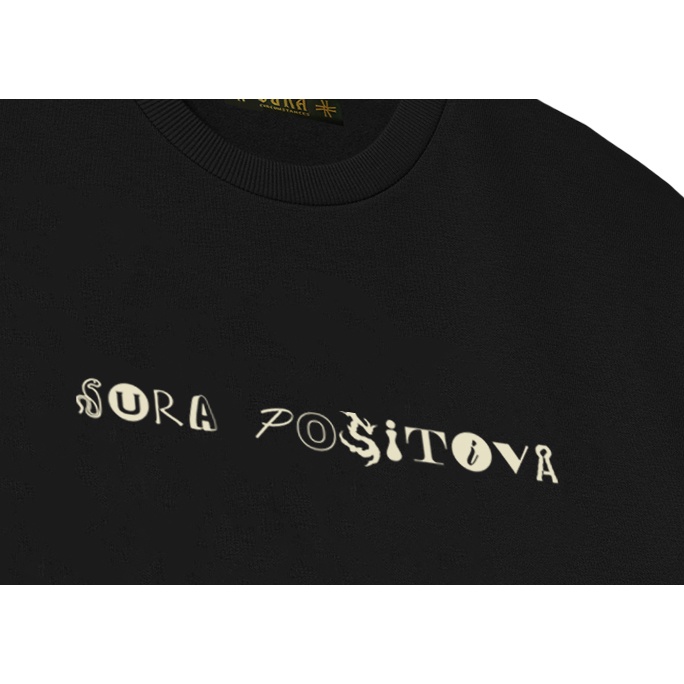 Sura Positiva - Sweater Crewneck (Hareska) Black