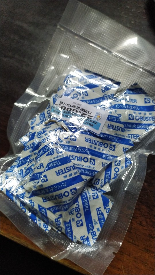 Silica Gel Foodgrade / Penyerap Oksigen / Silica Gel O-buster