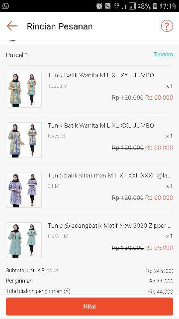 #bayardirumah Tunik Batik Terbaru M - Jumbo