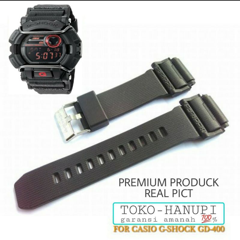 Tali Jam Tangan Casio GSHOCK GD-400 GD400 GD 400 Grade A