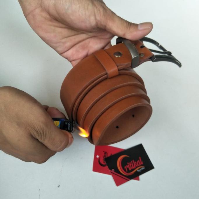 ikat pinggang pria kulit sapi asli