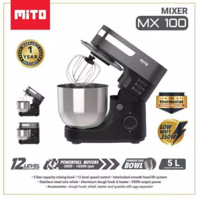STAND MIXER MITOCHIBA MX100 / STAND MIXER MITO MX100 5L