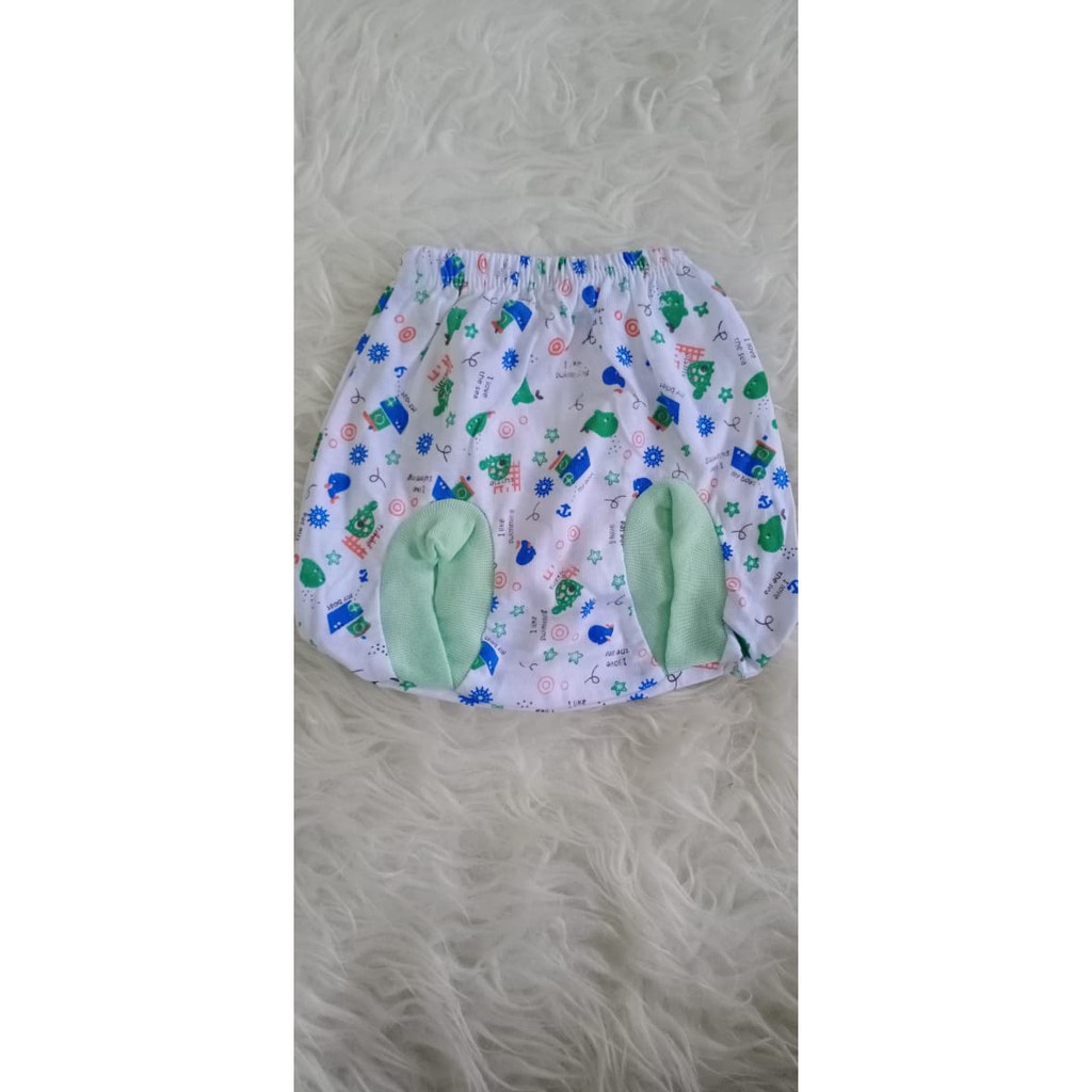 6 pcs celana pendek bayi baru lahir motif celana pop BAYI