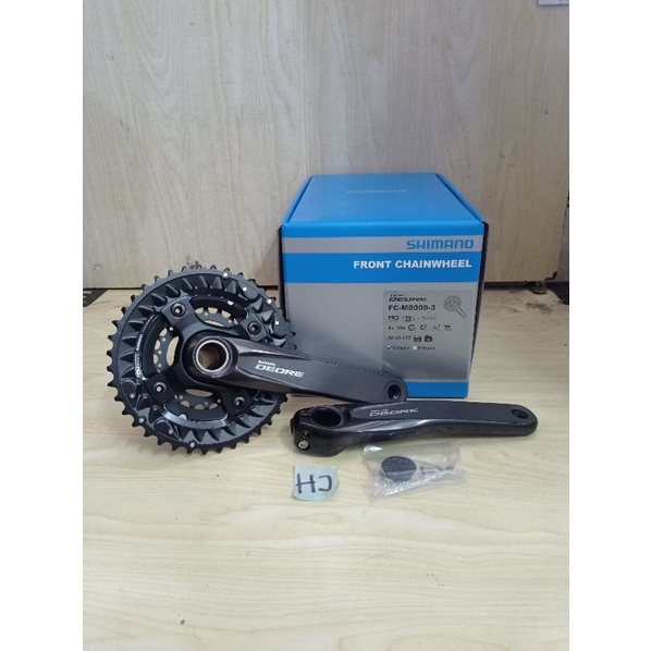 Crank Shimano Deore M6000 HT2 Triple 40-30-22T arm 170 Hollowtech 2