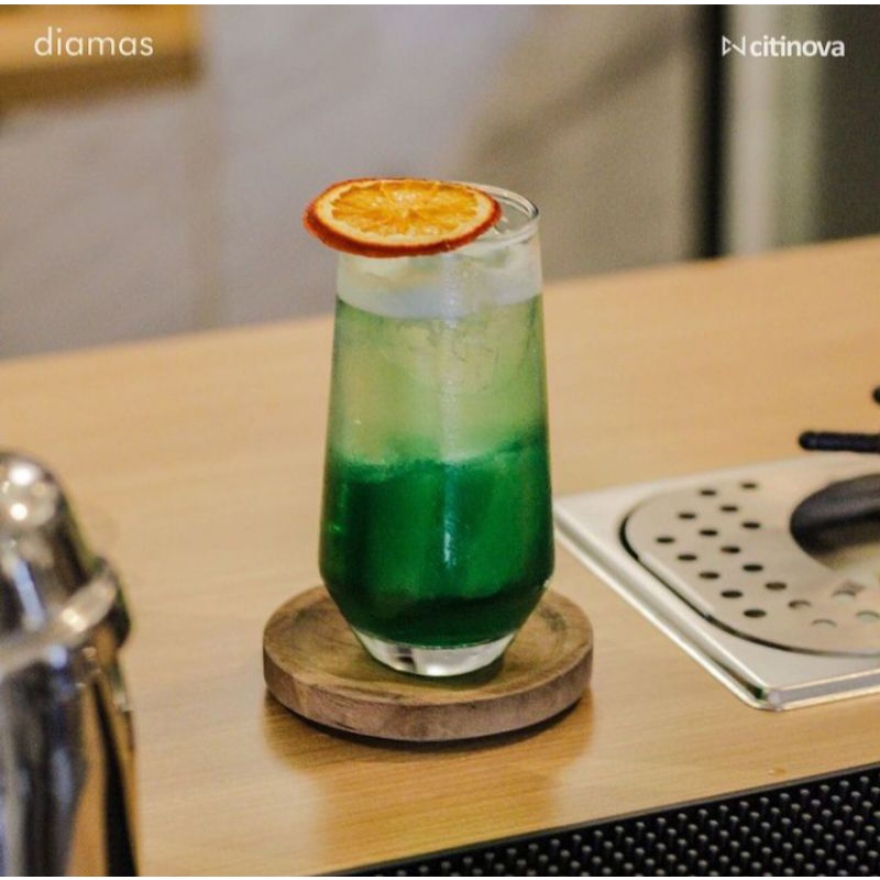 Gelas highball Siena mojito gelas citinova panjang bulat gelas cocktail cafe bar gelas 340ml gelas t