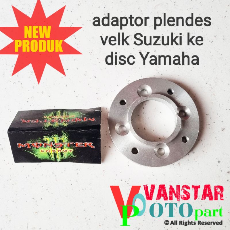 adaptor plendes velk velg piringan cakram Suzuki ke piringan jupiter z fiz r