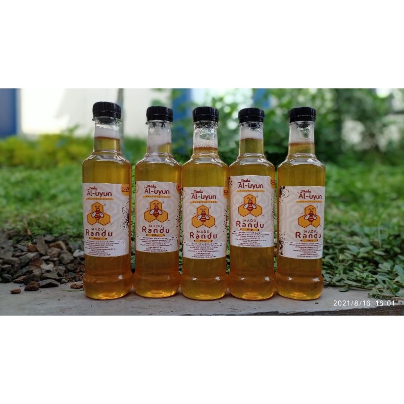 

MADU MURNI- MADU RANDU-AL UYUN 350 ML 500 GRAM RAW PURE HONEY MADU ASLI MADU HUTAN TOKOGROSIRUYUN A