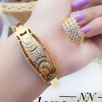 Xuping Set Gelang dan Cincin Wanita 444