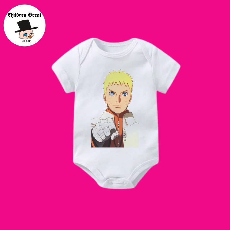 Kaos baju bayi NARUTO tshirt anime komik jumper baby kids kaus pendek usia 0 1 2 3 4 5 6 7 8 9 10 11