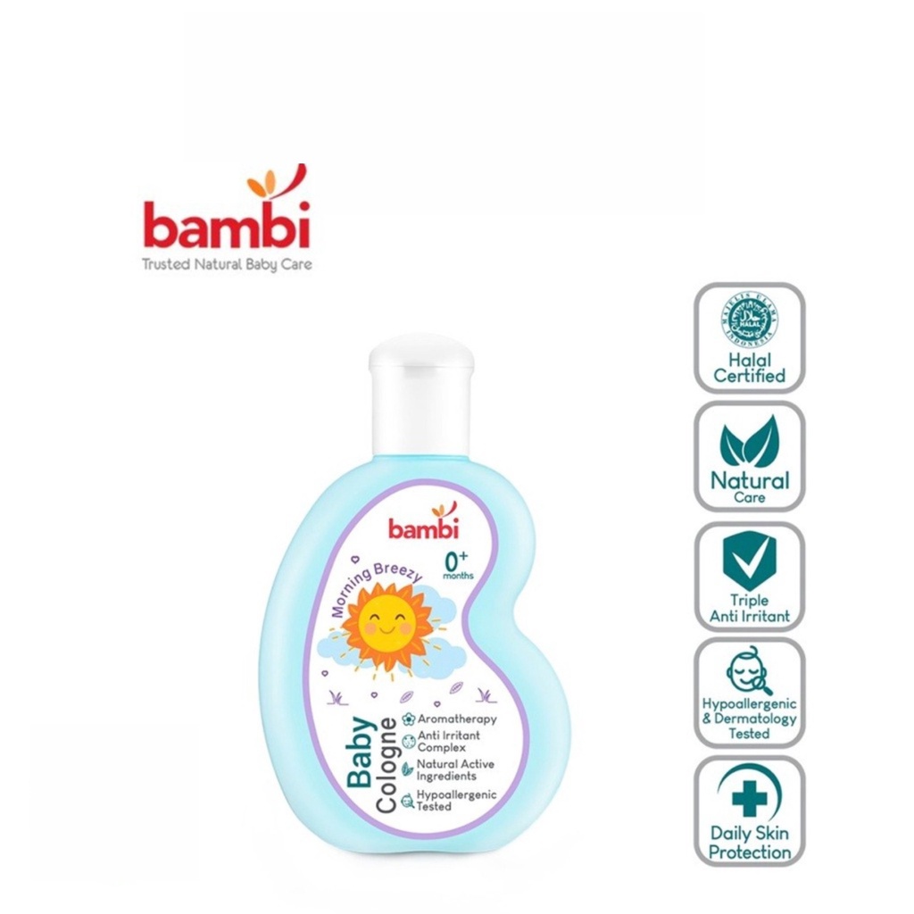 Bambi Baby Cologne with Licorice &amp; Chamomile - Cologne Bayi