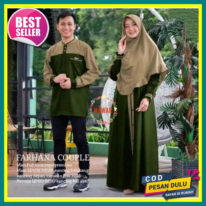 Kebaya Modern Couple Brukat Tunangan Brukat Original Pasangan Terbaru Set Couple Luna Tunik Lilac Ba