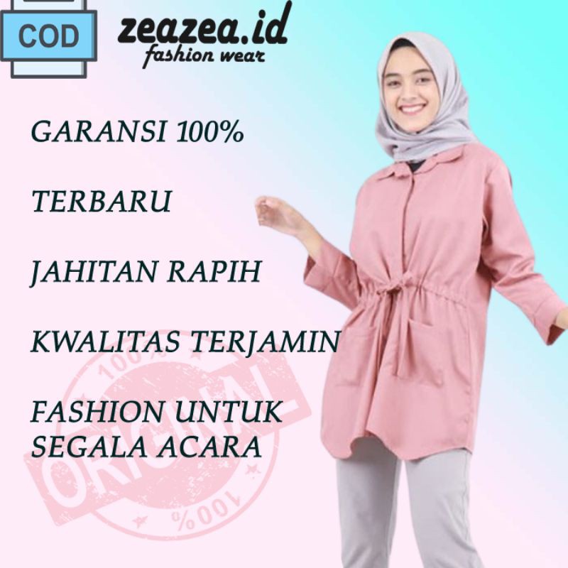 Tunik Atasan Wanita Baju Tunik Remaja Muslim Wanita Kekinian 2020 Murah Terbaru Polos Tunic Nana