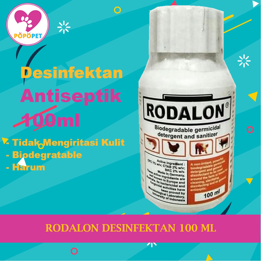 Disinfektan Rodalon 100ml - Desinfectan Rodalon Cairan Antiseptik Pembersih Kandang