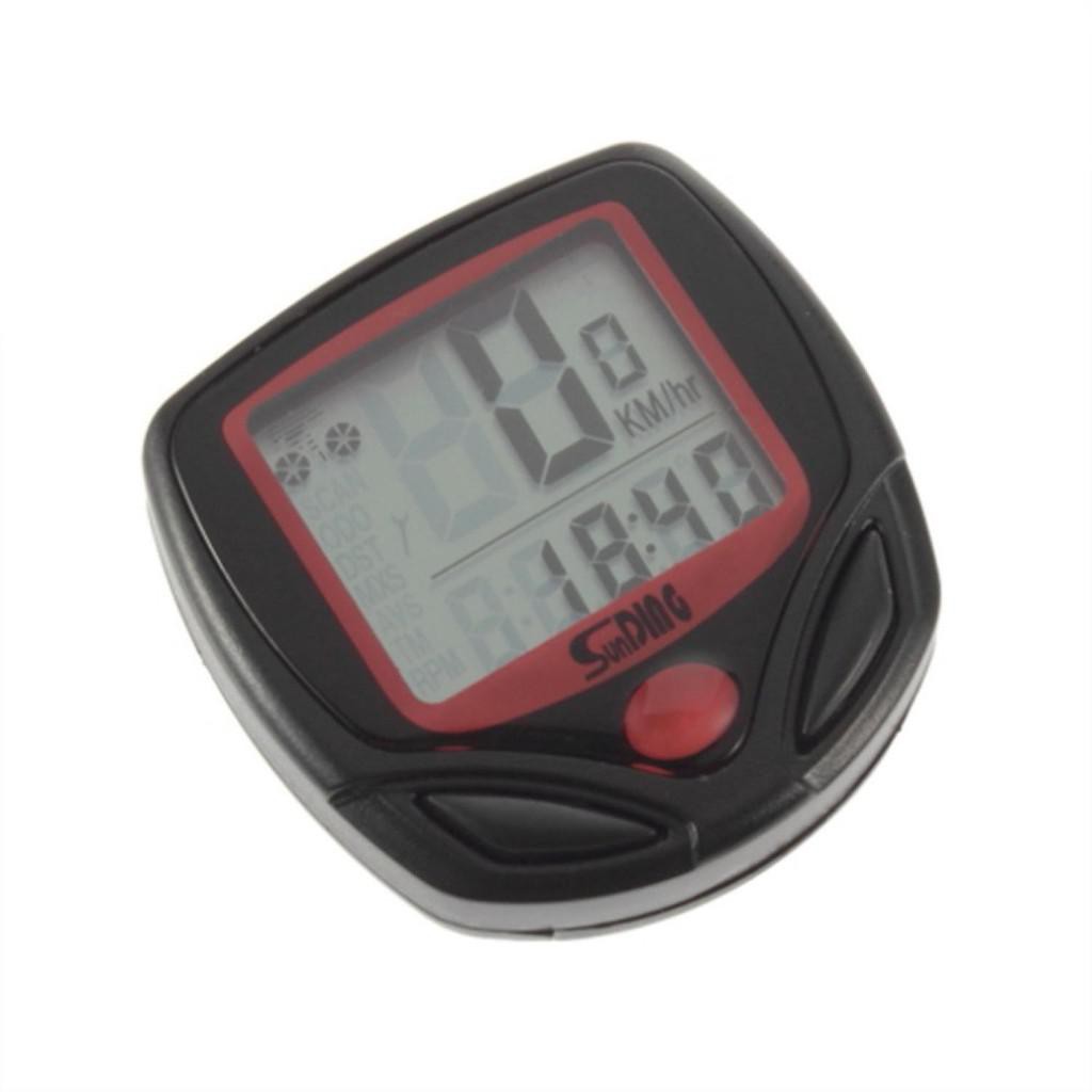 PROMO - Speedometer Sepeda 14 Fungsi LCD Display Spido Sepeda Aksesoris