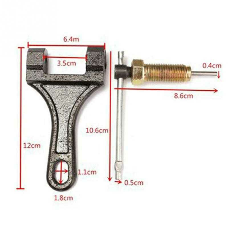 Alat Pemotong Rantai Sepeda Motor Chain Braker / Alat Kunci Untuk Potong Pemotong Memotong Pemutus Pelepas Pembuka Buka Stel Stelan Penyetel Rantai Rante Sepeda Motor Cycle Kereta Kreta Becak Roda 2 Keteng Terkiro Honda Yamaha Suzuki Murah Asli Original