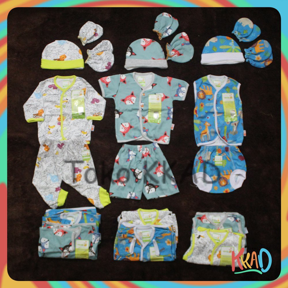 pakaian baju bayi paket newborn velvet junior