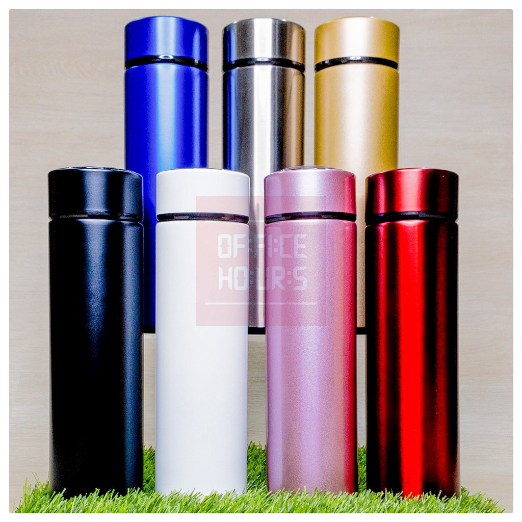 Thermos Tumbler Stainless dengan Display Suhu Digital 500 ml