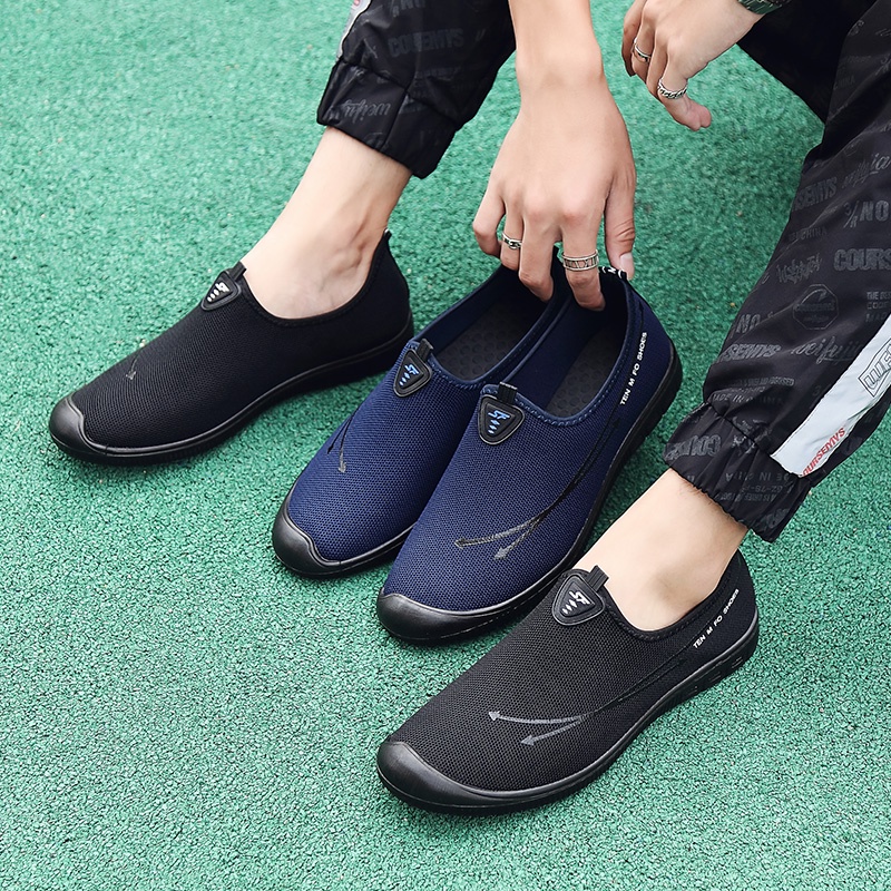 QINGSHUI Sepatu Pria Kualitas Tinggi.Bernapas Sepatu Sneakers Pria.Sepatu Kasual Pria Sepatu.Nyaman Sepatu Slip on Pria.Sepatu Pria