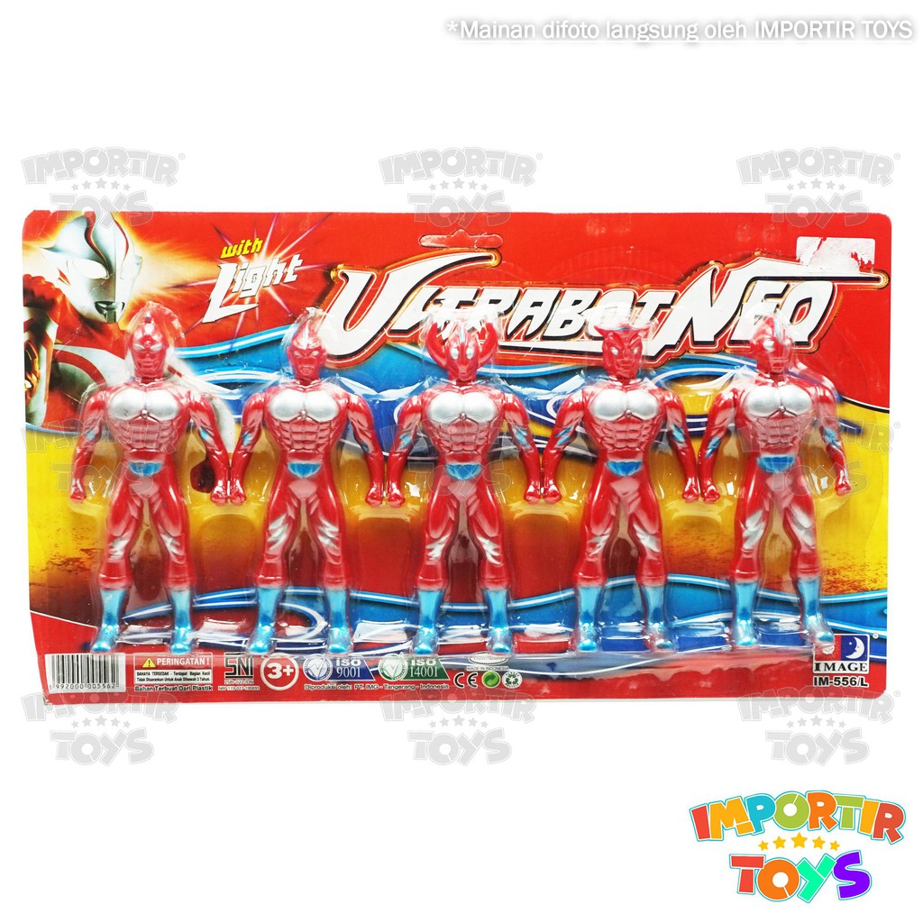 Mainan Figur Set 5 pcs Ultraman Robot Anak Murah Berkualitas!