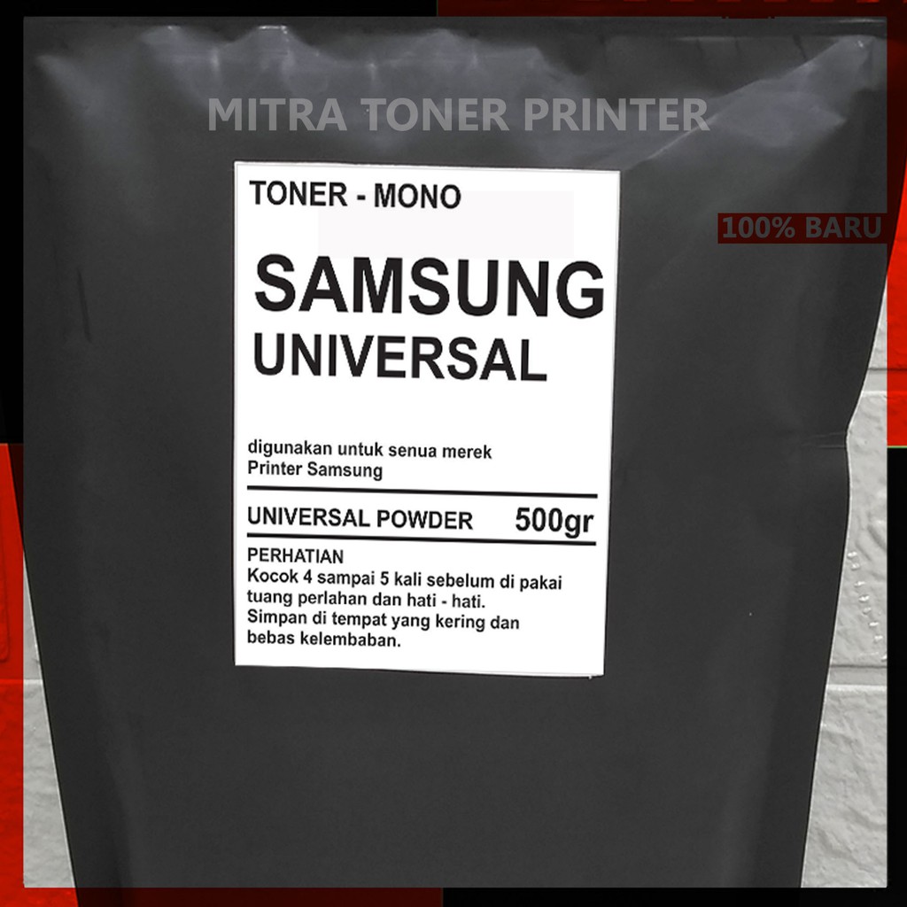 Serbuk Toner Universal untuk semua merek Printer Samsung  500grm