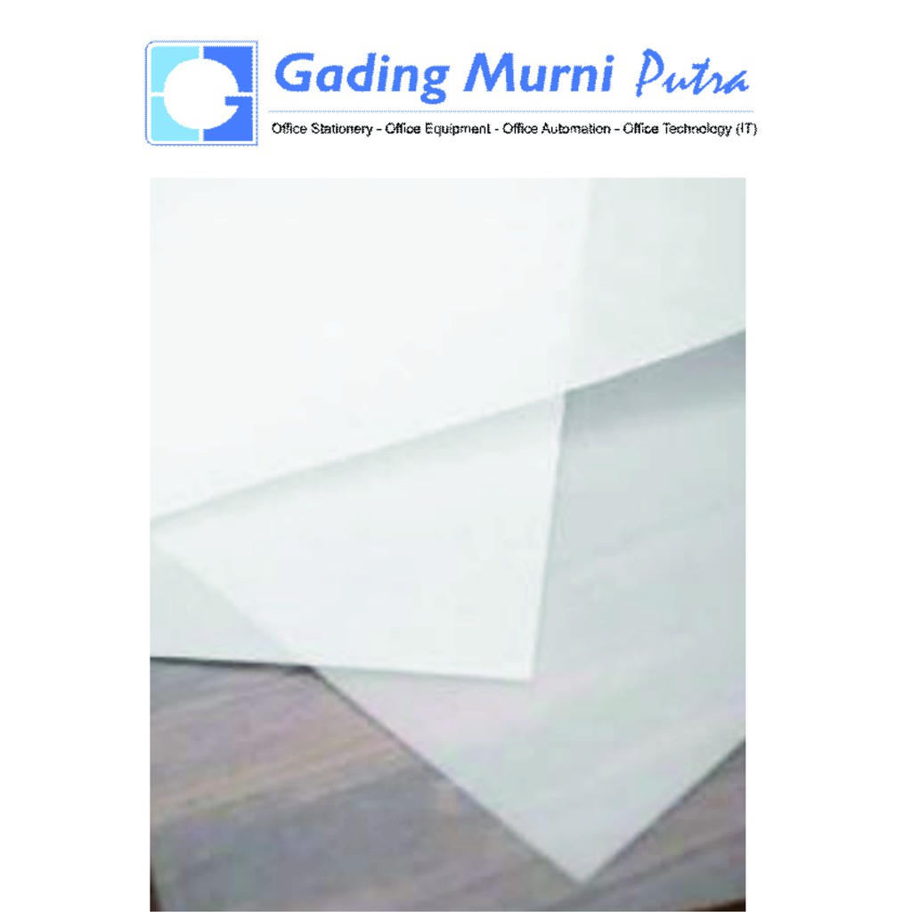 

Kalkir / Tracing Paper F4 80/85 Gr - 5 lembar