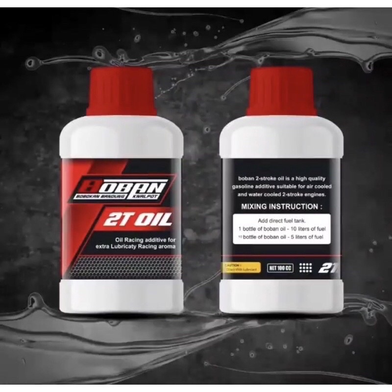 BOBAN OIL 2T RX KING - Campuran Bensin Motor - Oli Samping Campur 100ml