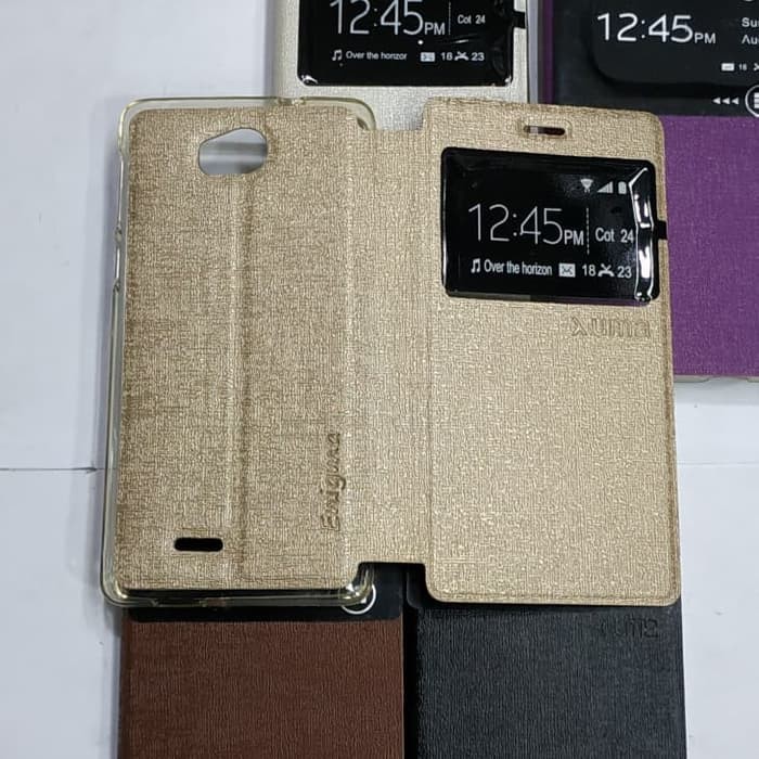 ANDROMAX Qi / G36C1G sarung flip cover ume/ sarung model buku MANTUL