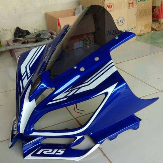 Hl model r6 winglet pnp r15 v1 v2 warna biru putih