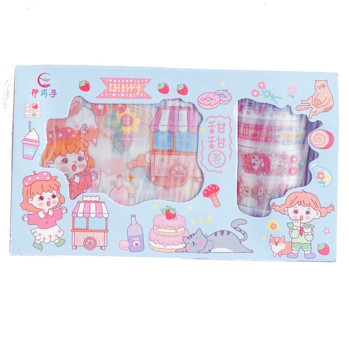 

Sticker deco set premium solatip deco diy scrapbook - Cute girl