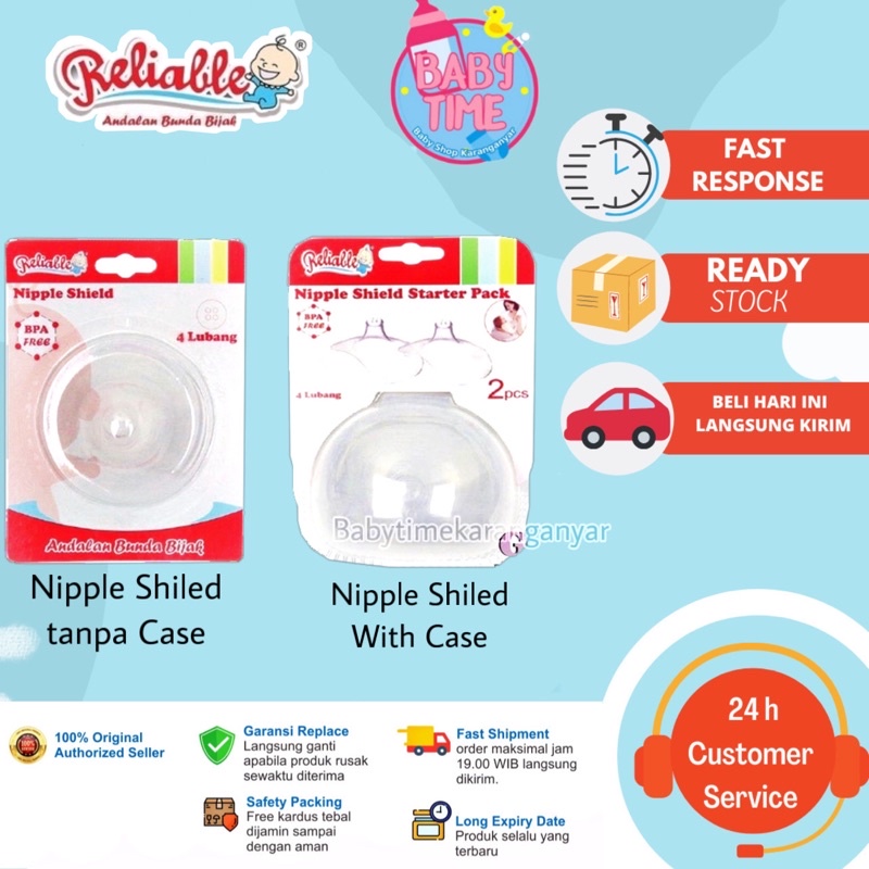 Nipple Shield (Penyambung ASI/ Sambungan Puting)  Reliable