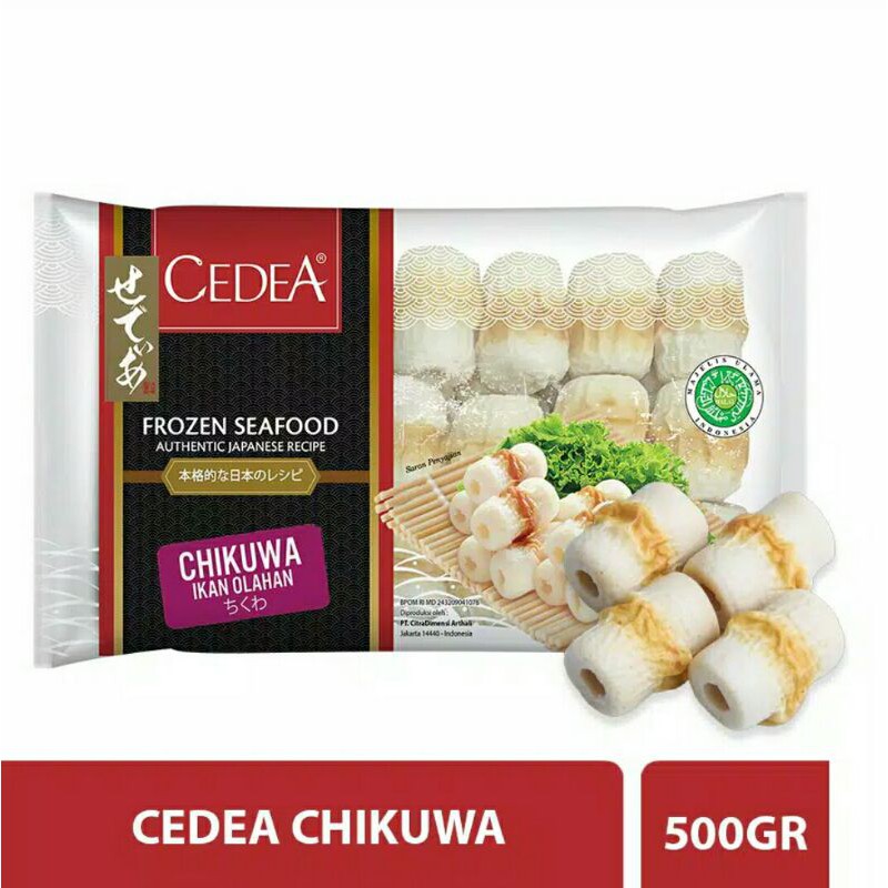 

Cedea Chikuwa [1000 gr] Surimi Frozen Food Gerobak Sayur Palembang