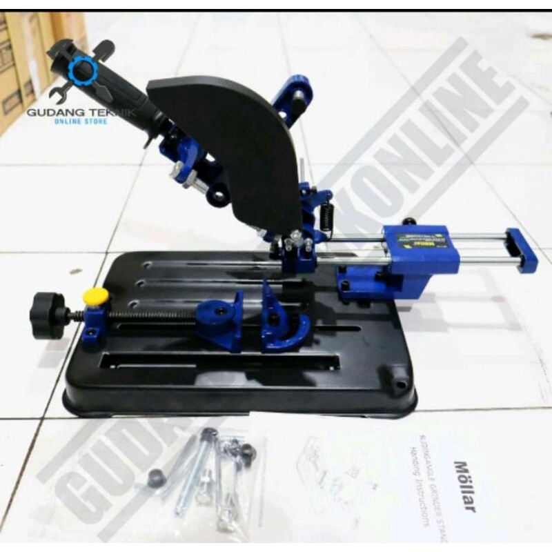 Dudukan Gerinda Tangan Sliding Mollar / Sliding Angle Grinder Stand Mollar / Dudukan gerinda murah b