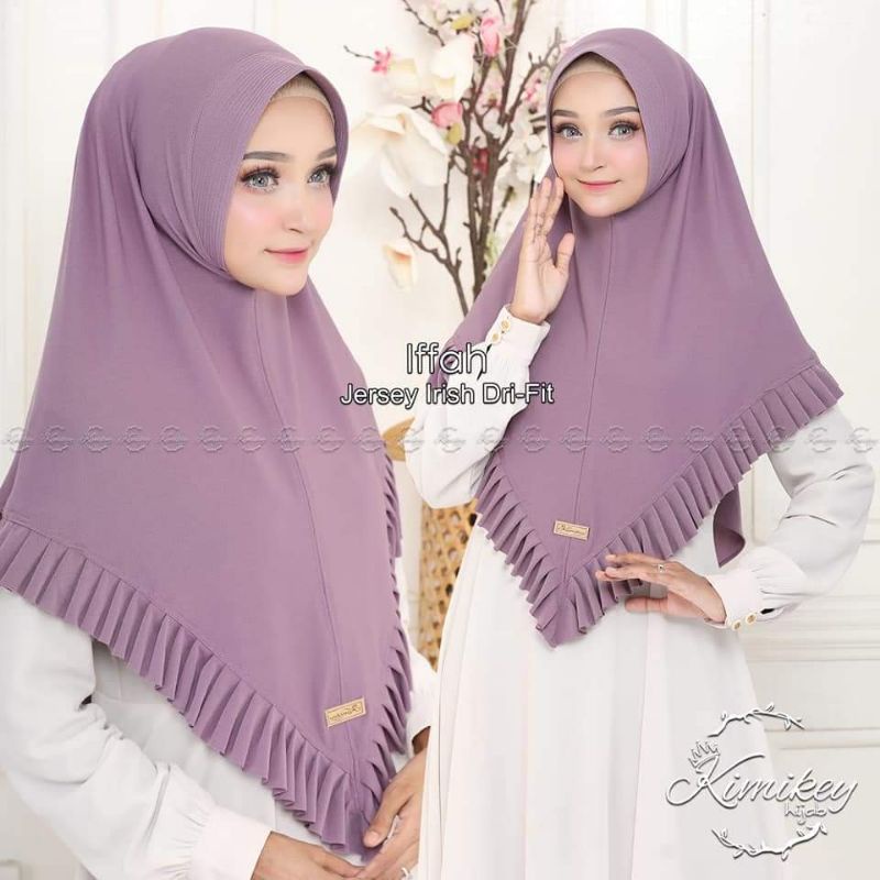 bergo kimikey iffah min 10pcs