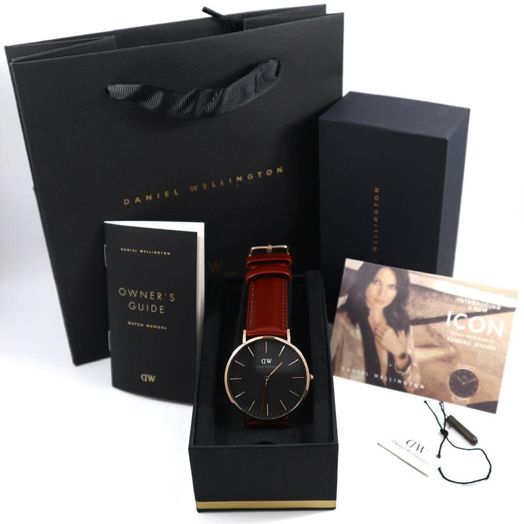 [ Original 100% - Garansi 2 Thn ] Jam Tangan Pria dan Wanita Original Classic Rosegold Free Box