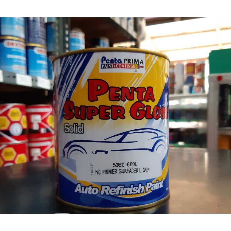 epoxy cat dasar penta super gloss nc primer surfacer grey 1kg