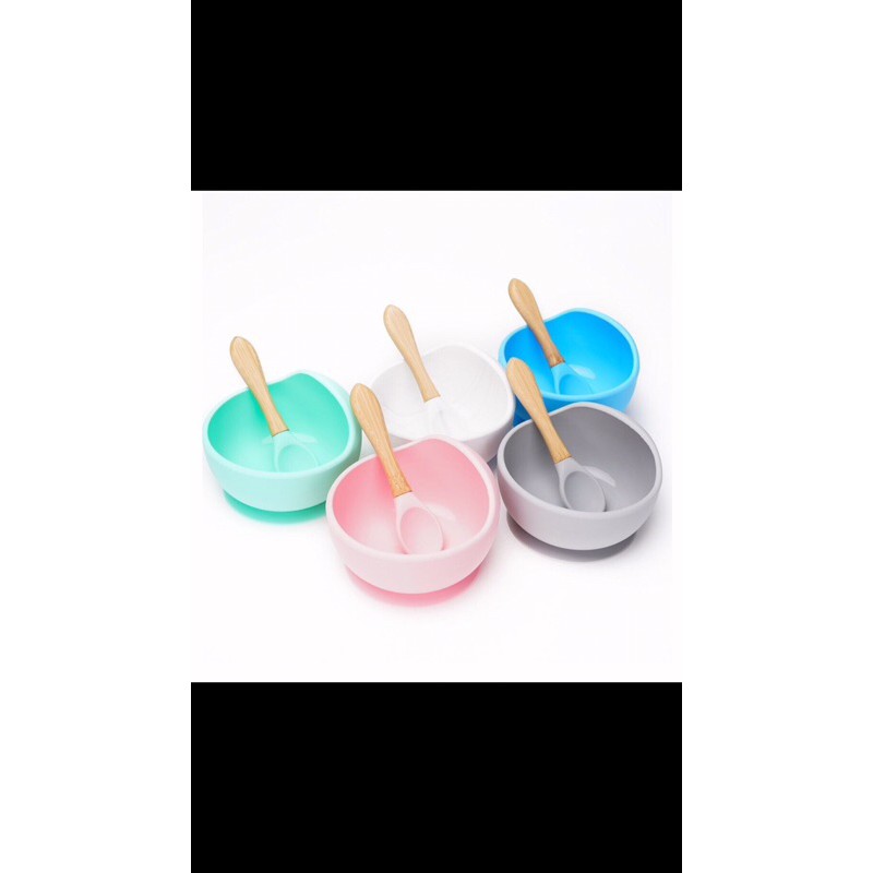 Mangkok silicon makan bayi