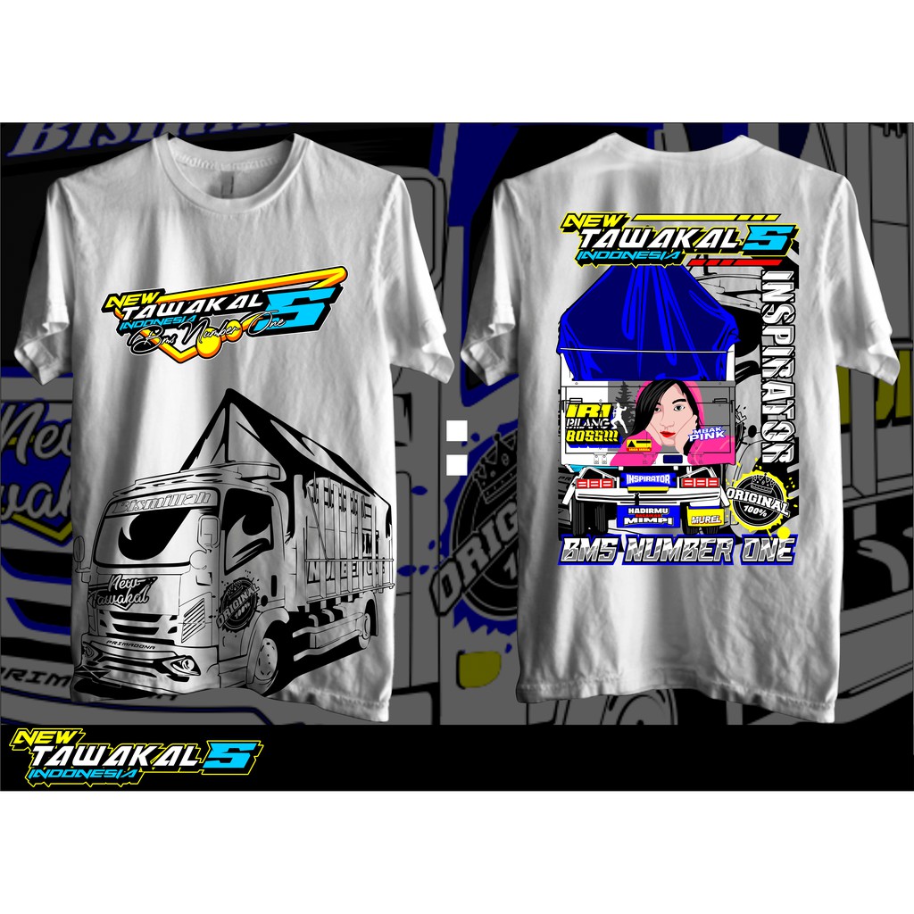 kaos truk NEW TAWAKAL 5 INDONESIA