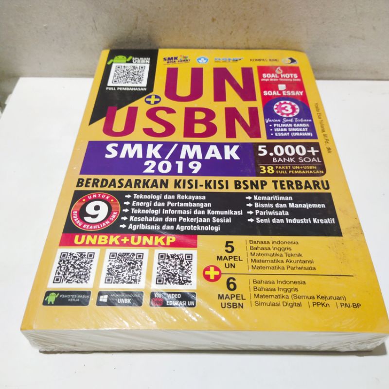Buku Obral Super Murah - Buku UN + USBN SMK 2019