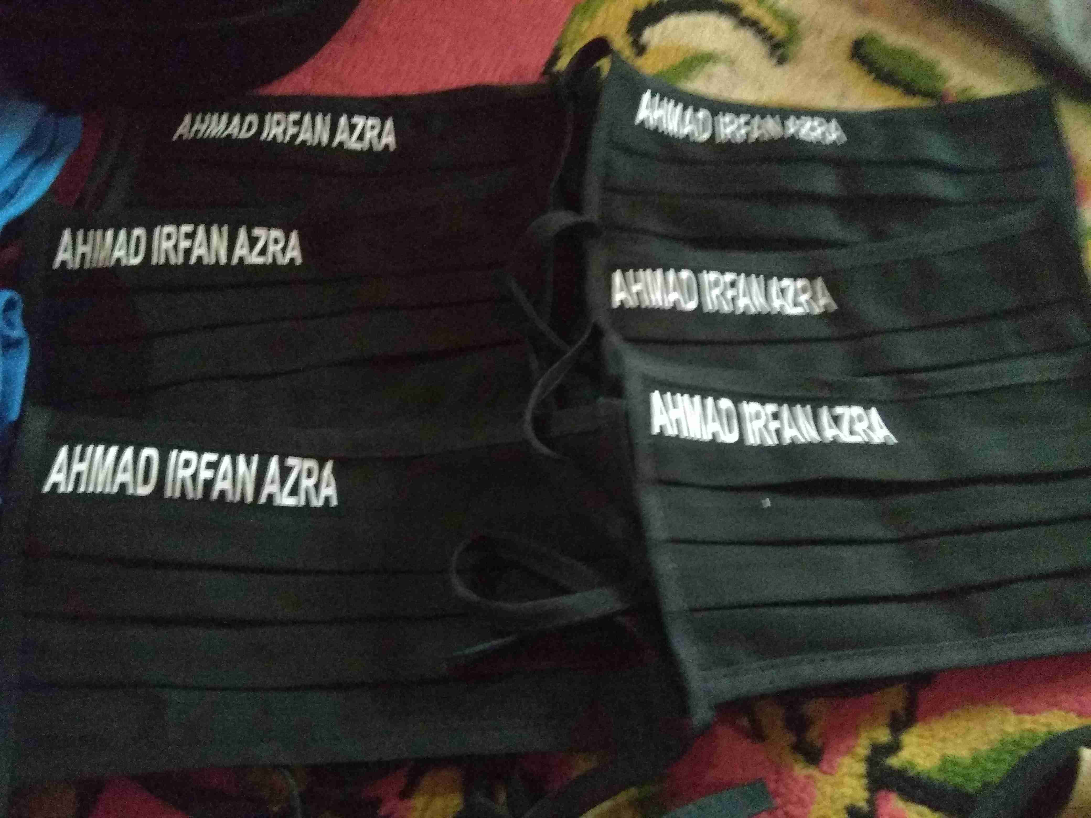 Masker Kain Tali Panjang Bahan Drill